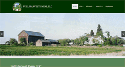 Desktop Screenshot of fullharvestfarm.com